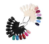 PAMINGONO 2pièces Plaque Affichage De à Forme De Couronne De Pratique Pour Salon De Manucure Et Usage Personnel Brillantes Et Naturelles