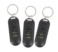 PAMINGONO 3 pièces Montres Électroniques Numériques Porte-clés pour Étudiants Design Créatif Légères et Portables Lot de Montre Digitale Silencieuse pour Garçon Fille et Examen