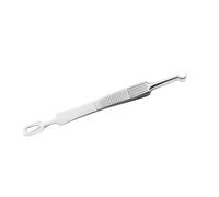 PAMINGONO 3 pièces Pince à Épiler Inoxydable Kit Point Extracteur Comédons Double Tête Antidérapant pour Visage sans Cicatrice