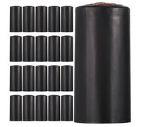 PAMINGONO 30 Capsules de Surmatelas pour Bouteilles de Vin Rouge Noir en PVC, Résistantes Rupture et Thermorétractables, Diamètre 30 Mm, Hauteur 60 Mm, Pack de 30, pour Cave et Bar