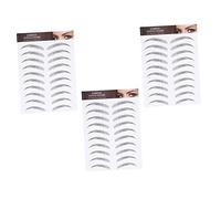 PAMINGONO 3feuilles Stickers De Sourcils Imperméables Autocollants De Sourcils Imitation Pour Maquillage Et Facile à Appliquer Pour Épars Et Perdus