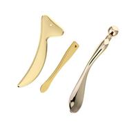 PAMINGONO 3pièces Spatule à Crème De Applicateur De Crème Pour Yeux Visage Kit Pour Automassage Du Visage