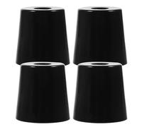 PAMINGONO 4 pièces Butoirs PVC pour Porte Rampe de Remorque Protection Amortisseur Anti-Rayures pour Camion et Remorque de Fret Cônes Isolation Robustes et Durables
