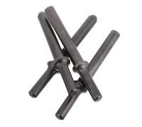 PAMINGONO 4 pièces Kit Burins Pneumatiques pour Marteau à Rivets Ciseau Air Portable Léger Outil Polyvalent pour Réparation Automobile et Rivetage Précis Haute Durabilité