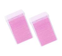 PAMINGONO 400 pièces Lingettes Nettoyantes pour Extensions Cils sans Dissolvant Colle Cils Doux Accessoires Salon et Usage Maison Boîtes avec Flacon Rose