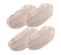 PAMINGONO 4pièces Lot De Doublures Pour Panier à Pain Couvercles De Panier Réutilisables Pour Fermentation De Pâte Gadget De Cuisine