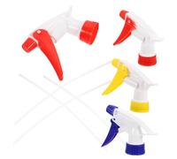 PAMINGONO 4Pièces Lot de Têtes de Pulvérisation pour Bouteilles Buse de Pulvérisateur Plastique pour Aromathérapie Nettoyage et Arrosage des Plantes Style Mélangé