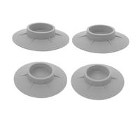 PAMINGONO 4pièces Patins Anti-dérapants Pour Machine à Laver Support Avec Ventouses Pour Stabilisation Et Des Sols Pour Lave-linge Et Meubles