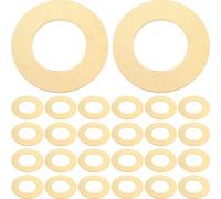 PAMINGONO 50 pièces Rondelles Plates Fer Cuivré Rondelles de Remplacement Galvanisées Anti-oxydation pour Fixation Extérieure pour Usage Industriel et Mécanique