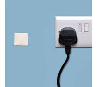 PAMINGONO 500 Supports de Clips Câbles Auto-Adhésifs 20X20Mm en ABS Blanc Bases de Fixation pour Attaches de Câbles Installation sans Outil pour Gestion et Organisation