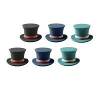 PAMINGONO 6 pièces Lot de Bouchons de Bouteille de Vin Métal Bouchons Décoratifs Étanches Anti-oxydation de Couleurs Maintien Fraîcheur et Scellage Hermétique