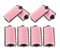 PAMINGONO 8 pièces Mousse pour Cheveux Auto-tenants Mousse Éponge Douce Sans Chaleur pour Boucles Naturelles Volume et Coiffure Polyvalente Protection des Racines Pour Cheveux Courts à