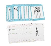 PAMINGONO 80 Pièces Musicale Cartes de Notation et Rythme pour Piano et Violon Jeu Éducatif Portable pour Débutants et Garçon Fille