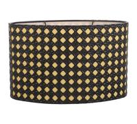 PAMINGONO Abat-jour Métal Ovale Creux pour Lampe de Bureau Design Moderne Protection Lumière Douce Facile à Installer Décor Maison Chambre Adulte Salon