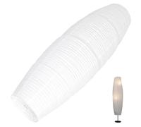 PAMINGONO Abat-jour Papier pour Lampe sur Pied Couvre-lampe Blanc Abat-jour Simple et Pratique pour Salon Chambre et Bureau Protection Douce Lumière Installation Facile sans Outils