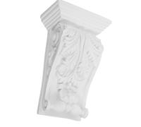 PAMINGONO Applique Décorative Sculptée Européenne en Pu Blanc Léger pour Décoration Salon et Bureau, Style Classique Élégant Moulure Décorative et Corniche Murale