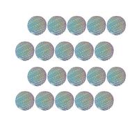 PAMINGONO Autocollants Oiseaux Détectives Argentés en PVC 60pcs, Faciles à Coller, Expulseurs d'oiseaux pour Vitres et Arbres, Protection Extérieure et Intérieure