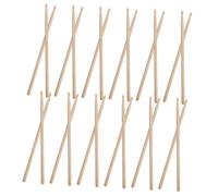 PAMINGONO Baguettes de Batterie 5A en Bois d'Érable Lisse Lot de 12 Paires Baguettes de Percussion Polyvalentes pour Jazz Rock et Entraînement Adaptées aux Débutants et Orchestres