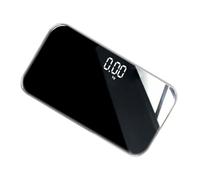 PAMINGONO Balance Numérique Portable Rechargeable Mini Pèse-personne Miroir Précis pour Voyage et Usage Domestique Affichage Digital Rapide Mesure Outil et Compact