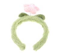PAMINGONO Bandeau Maquillage Femme Peluche Douce Avec Fleurs Accessoire De Mode Pour Lavage Du Visage Yoga Et Spa Design Adorable Et Confortable