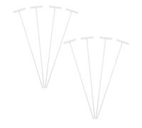 PAMINGONO Barres de Porte à Oiseaux en Fer Blanc Piege Oiseau, 8pcs Pratiques et Faciles à Utiliser pour Porte de Cage à Pigeons