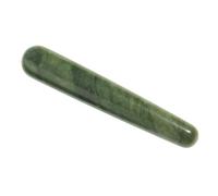 PAMINGONO Bâton de Massage Jade Naturel pour Corps et Acupression Soulagement des Douleurs Musculaires Outil Multifonction pour Points Acupuncture et Circulation Masseur Manuel pour Dos et