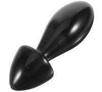 PAMINGONO Bâton de Massage Outil de Massage Gua Sha Corporel et Facial Forme Champignon en Corne de Bœuf Noir Léger Réduction des Gonflements