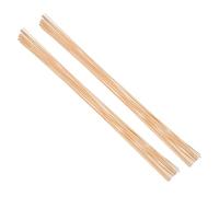 PAMINGONO Bâtons en Bambou Forme Ronde 100 pour Cerf-volant Marron Légers et Élastiques pour Activités Extérieures et Fabrication de Modèles