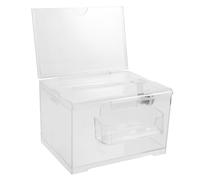 PAMINGONO Boîte à Suggestions et Urne de Vote Transparente Acrylique avec Serrure Boîte à Dons Multifonction pour Collectes Réunions et Expositions Facile à Nettoyer et Réutilisable