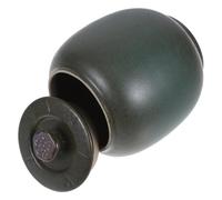 PAMINGONO Boîte à Thé en Céramique Émaillée Pot à Haricots Multifonctionnel Imperméable Couleur Bleu Vert Kiln-Fired Décoration Bureau et Maison Sucrier Original Récipient pour Thé et