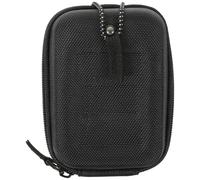 PAMINGONO Boîte de Rangement Eva Antichoc pour Télémètre de Golf, Petite Pochette Noire Sangle Crochetée, pour Chariot de Golf ou Ceinture