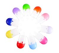 PAMINGONO Boîtes À Ice Cream 10 Pièces Étui De Rangement Pour Faux Compact Portable Pour Famille