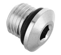PAMINGONO Bouchon de Détendeur de Plongée Accessoire Essentiel en Laiton Chromé Argenté Léger et Robuste Adapté pour Plongée en Eau Douce et Salée
