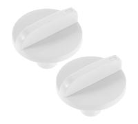 PAMINGONO Bouton de Réglage Thermostat Réfrigérateur et Congélateur Abs Blanc, 2 Pièces, Remplacement Facile pour Contrôle Précis Température à Domicile Supermarché