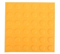 PAMINGONO Brique Facile à Utiliser en Pvc Jaune Résistante Aveugle et pour Panneaux Multifonctionnels Chemin de Jardin Extérieur pour Aveugles Adaptés aux Trottoirs et Patios