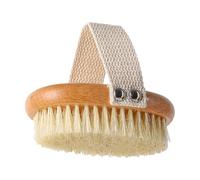 PAMINGONO Brosse à Sec pour Corps Poils de Sanglier Naturels Brosse Exfoliante Douce pour Gommage Corporel de Massage à Sec pour Design Ergonomique et Soin Quotidien Peau Sensible