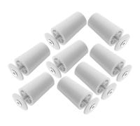 PAMINGONO Butée de Fixation Installation Pratique et Robuste Blanc en Plastique et Alliage D'aluminium Lot de 8 Pièces pour Volets Roulants pour Accessoires de Stores de Fenêtre