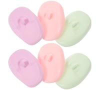 PAMINGONO Cache-oreilles pour Protection Auditive en Silicone 3 Paires Réutilisables Lors Coloration des Cheveux Salon Domicile