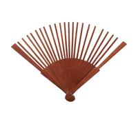 PAMINGONO Cadre D'éventail à Main en Bois de 23cm avec 24 Branches, Facile à Personnaliser pour Projets DIY et Performances sur Scène