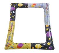 PAMINGONO Cadre Photo Gonflable PVC Léger pour Retraite et Fête Accessoire Photo Selfie Amusant pour Décoration Anniversaire