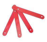 PAMINGONO Charnière à Moraillon D'échelle Kit de Remplacement 2pcs en Alliage D'aluminium Robuste Fixation Rapide Trou de 31 Cm pour Échelle de Grenier Pliable