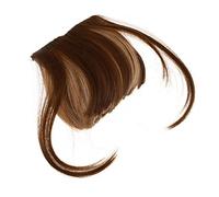 PAMINGONO Clip-in Naturels Pour Femmes Frange à Clip Extension De Cheveux Fausse Accessoire De Coiffure Élégant Et Léger Pour Changer De Style
