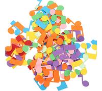 PAMINGONO Confettis Couleur Aléatoire 200 Pièces Note de Musique en Papier Découpage Musical Classique et pour Tableau de Dispersion pour Décoration de Fête et Maison