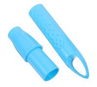 PAMINGONO Connecteur pour Tringle à Linge Télescopique 19 Pièces Bleu, Raccords Robustes en Plastique et Acier, Accessoires de Fixation sans Outil pour Balcon, Buanderie et Salle de Bain