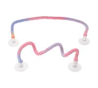 PAMINGONO Corde en Polyester 2 Pièces avec Ventouse en Plastique Escalade pour Serpents Accessoire Sécurisé pour Reptiles Surfaces Lisses Verre
