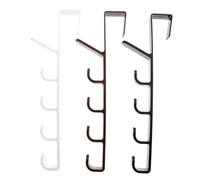 PAMINGONO de Porte Multifonction Design Suspendu Cinq Crochets 3pcs en ABS Gain de Place pour Vêtements et Écharpes pour Chambre ou Usine