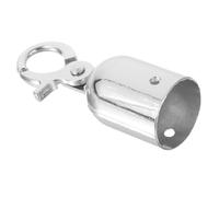 PAMINGONO Embout de Corde et Effet Décoratif en Alliage D'aluminium Argenté , Butée Extrémité de Corde Installation Rapide pour Cordons de Barrières pour Hôtels et Commerciaux