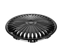 PAMINGONO Enjoliveurs de Moyeu de Roue Universels 14 Pouces en Polypropylène Noir Cache-Moyeu Automobile Résistant à L’Usure Remplacement D’Enjoliveurs pour Voitures Accessoire Extérieur