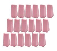 PAMINGONO Éponge à Ongles Dégradée Portable et Légère en Mousse Rose, Petit Format Créatif pour Nail Art, 3 Sachets de 24 Pièces, Accessoire Manucure et Pédicure Pratique