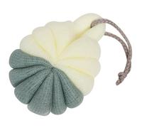 PAMINGONO Éponge de Bain Exfoliante en Polyéthylène Corde Suspendue, Pouf de Doux pour Garçon et Filles et Tout-petits, pour Gommage Corporel et Voyage Couleur Aléatoire